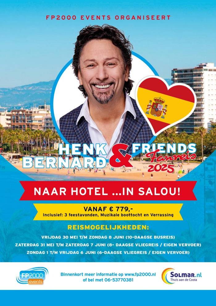 Henk Bernard & Friends fanreis 2025